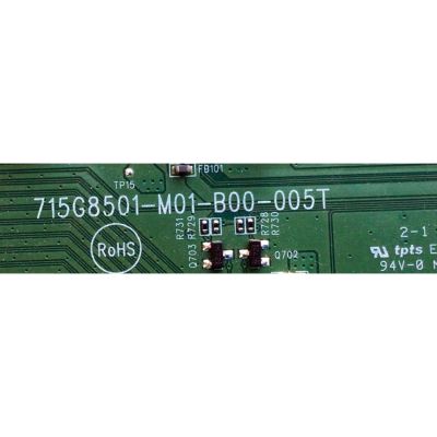 KIT DE TARJETAS PARA TV INSIGNIA / NUMERO DE PARTE MAIN XHCB01K042 / 756TXHCB01K042 / 715G8501-M01-B00-005T / T-CON 55.50T32.C13 / 5550T32C13 / FUENTE PLTVGY401XAS2 / 715G8775-P02-000-002H / PANEL TPT500U1-QVN03.U REV:S7B0B / MODELO NS-50DR620NA18 - Imagen 4